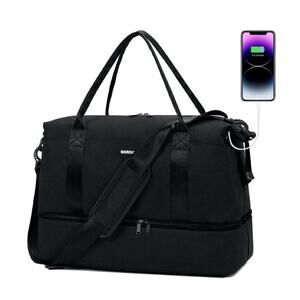 Wandf Travel Duffel Bag Black